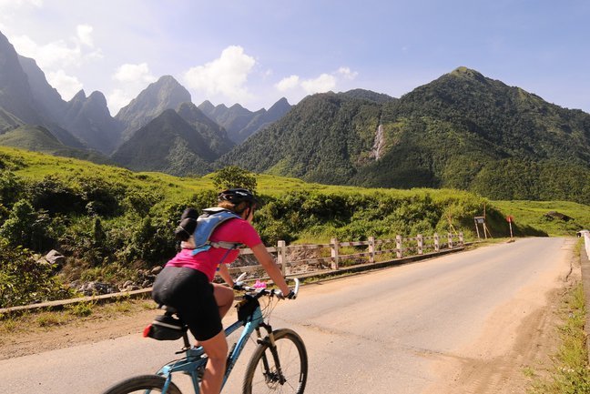 Peak Performance: Conquering the Limestone Highlands on a Mountain E-Bike Tour in Vang Vieng